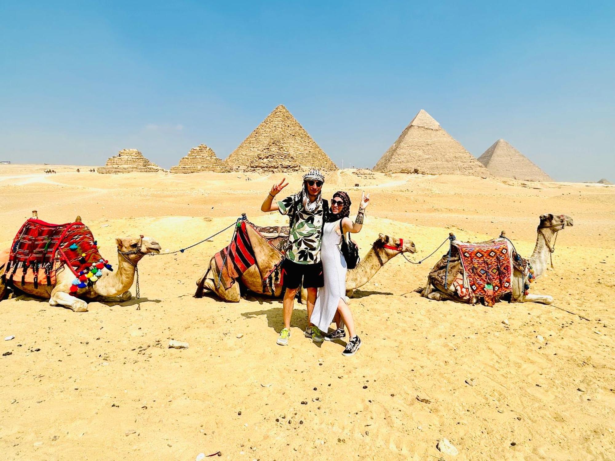 Global Pyramids View Inn Kafrat al Jabal ภายนอก รูปภาพ